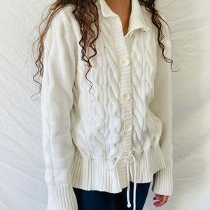 White sweater size M